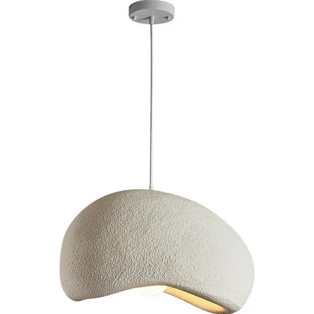 Arturesthome Nordic Cream Color High Texture Resin Khmara Lamp - Image 2