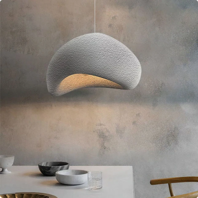 Arturesthome Nordic Cream Color High Texture Resin Khmara Lamp - Image 3