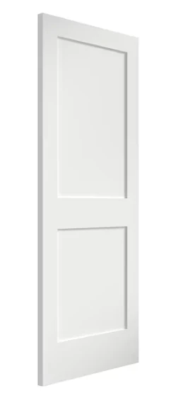 EightDoors 36-in x 80-in White Primed 2-Panel Smooth Solid Core Primed Pine Wood Slab Door - Image 3