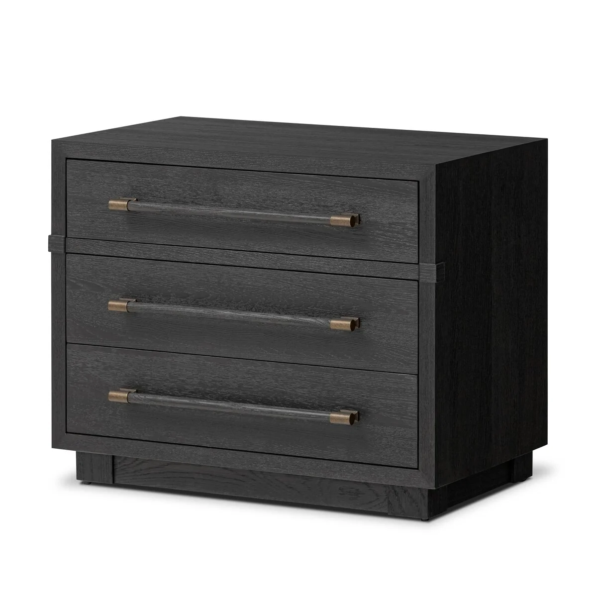 Four Hands Adolfo Nightstand - Modern Black Ash - Image 5