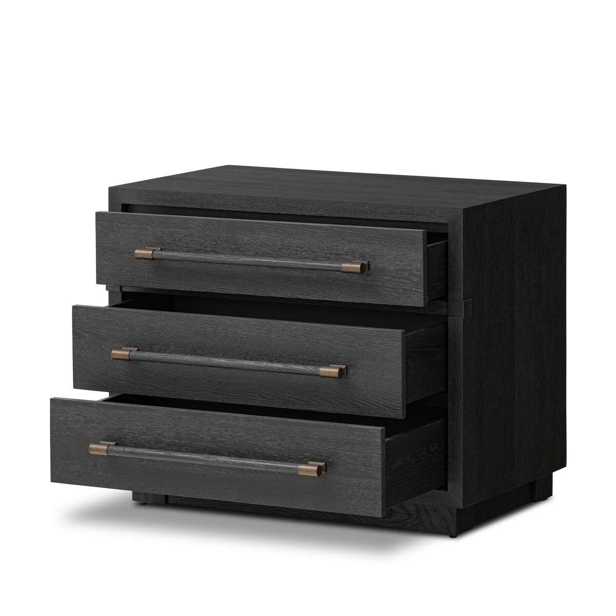 Four Hands Adolfo Nightstand - Modern Black Ash - Image 7