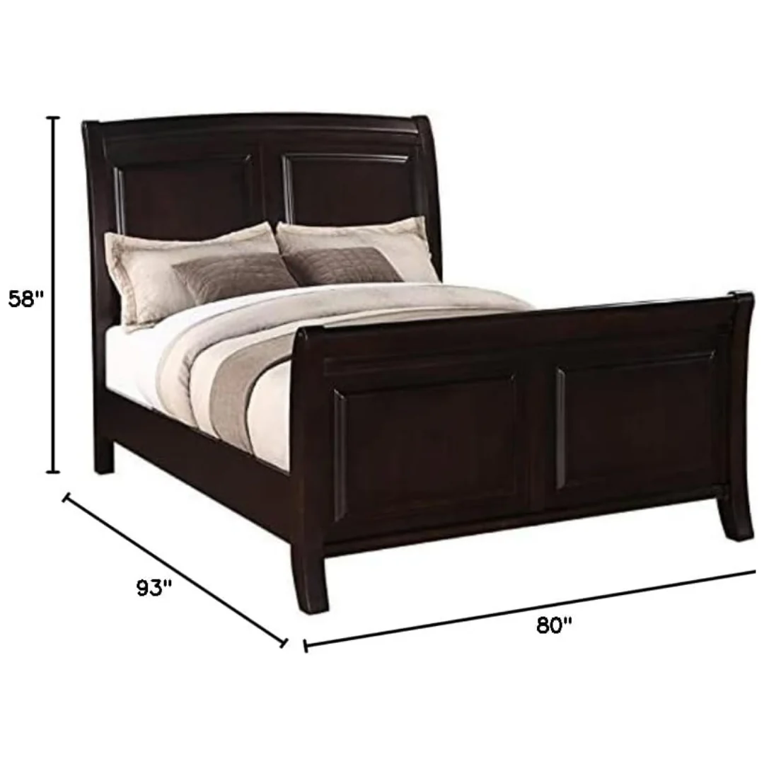 Glory Furniture Ashford Cappuccino King Bed - Image 4