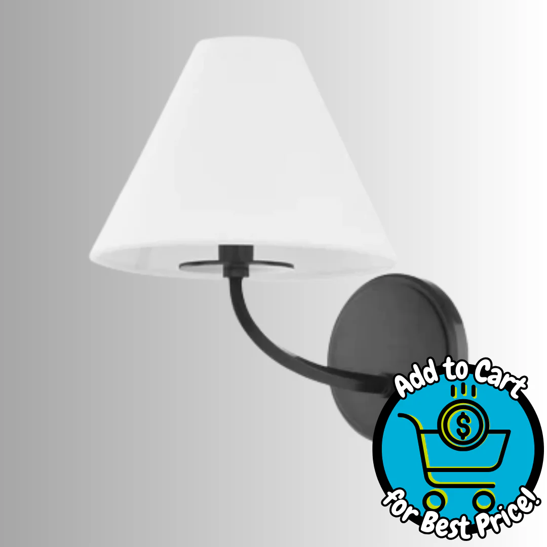 Hudson Valley BKO900-OB Stacey One Light Wall Sconce, Old Bronze