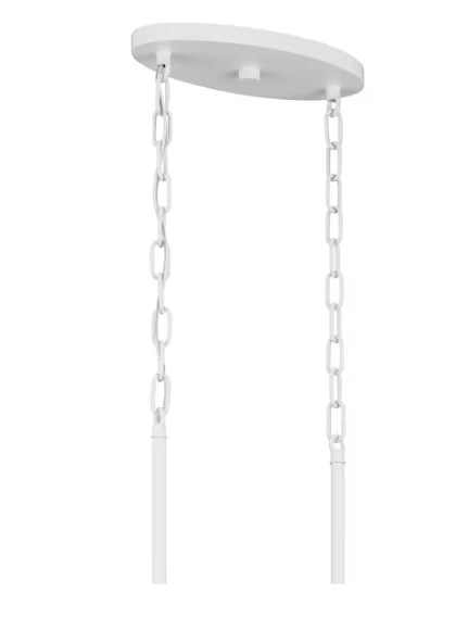 Kichler Sayulita 4 -Light White Coastal Linear Large Hanging Kitchen Island Light - Image 6