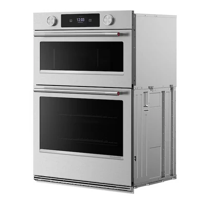 KitchenAid 30 inch Self + Steam Cleaning Air Fry Smart Compatible Microwave Wall Oven Combo - Image 4