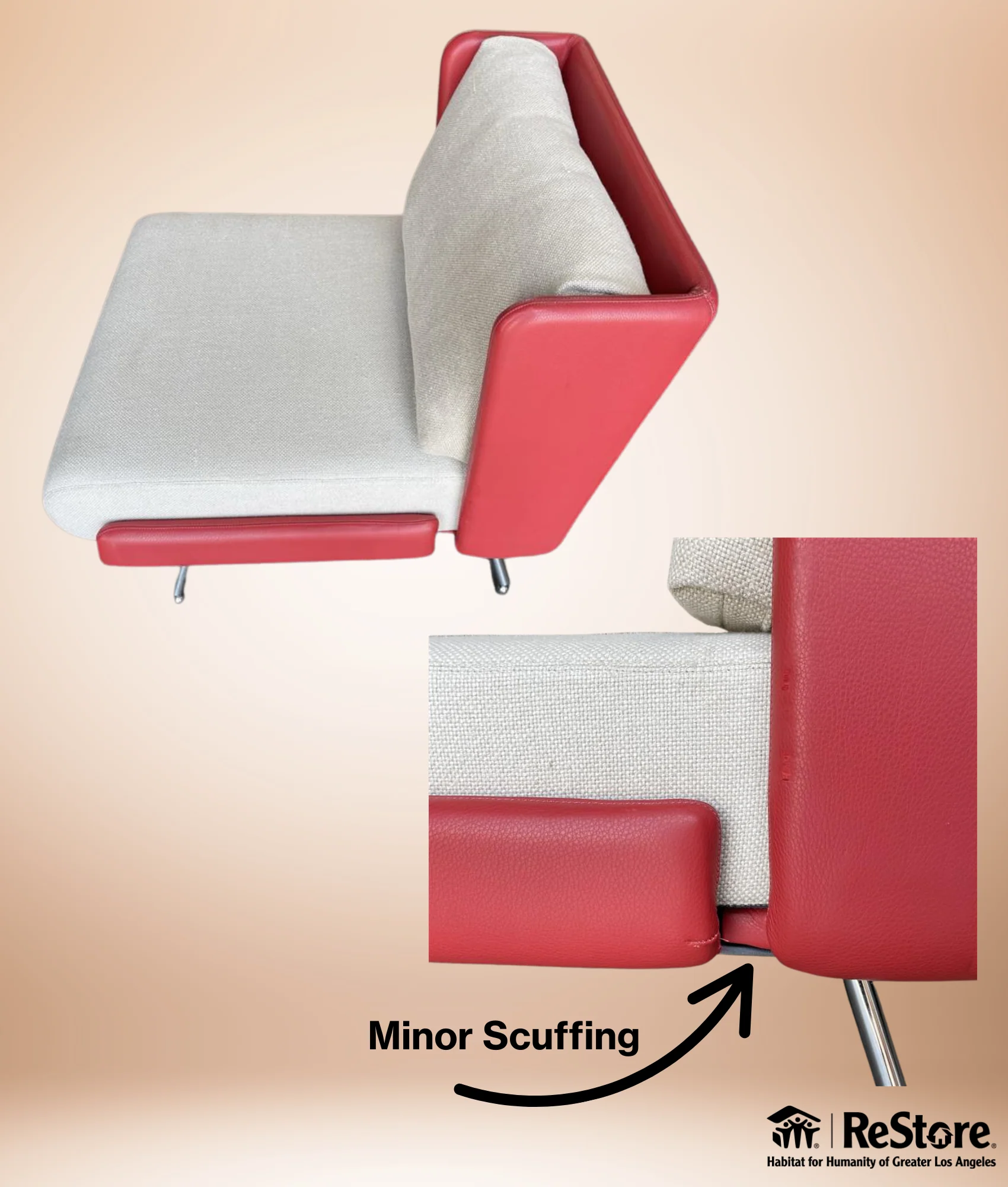 Knoll A&A Small Armchair w/ Low back - Image 3
