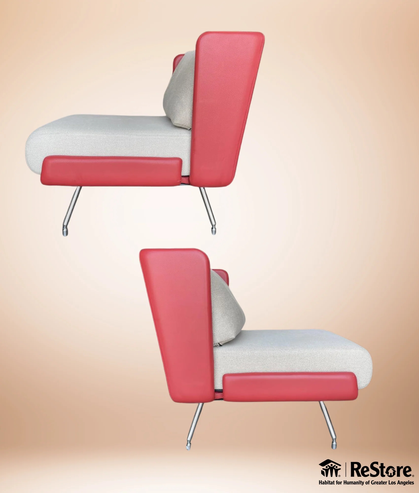 Knoll A&A Small Armchair w/ Low back - Image 5