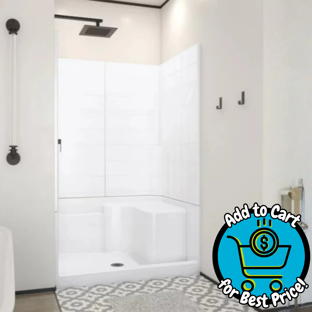 Laurel Mountain Benton 3 - Piece Alcove Shower Kit