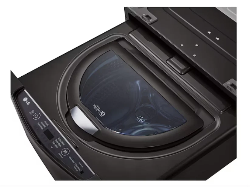 LG Sidekick 1-cu ft 27-in Black Steel Pedestal Washer - Image 5