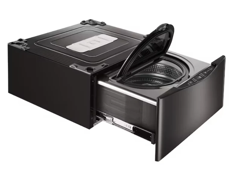 LG Sidekick 1-cu ft 27-in Black Steel Pedestal Washer - Image 6