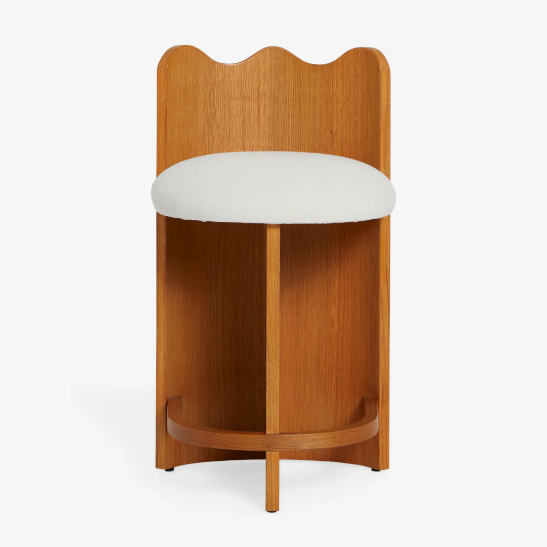 Lulu and Georgia Ripple Counter Stool by Sarah Sherman Samuel - Image 3
