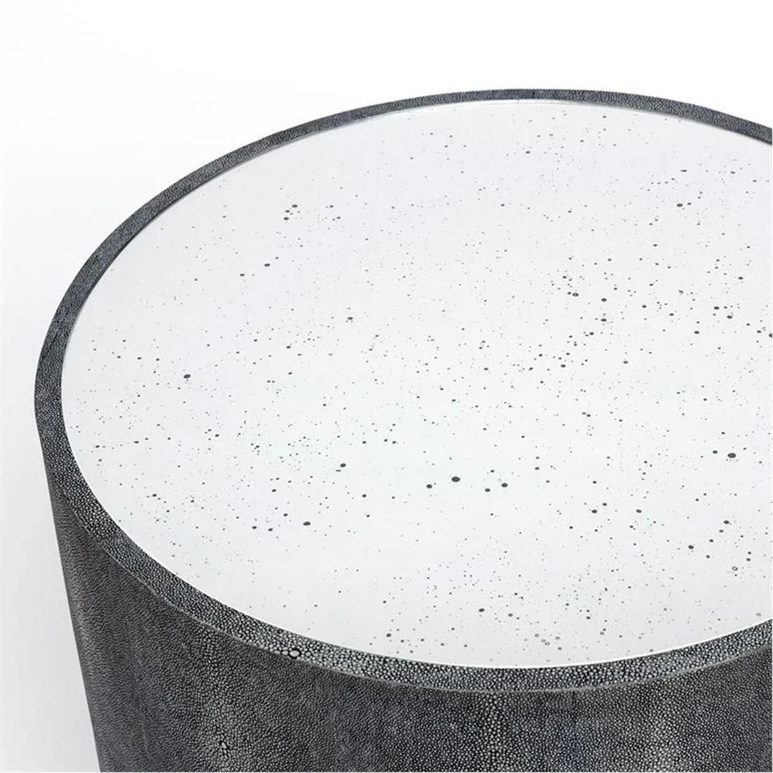 Made Goods Cara Realistic Faux Shagreen Side Table - Image 3