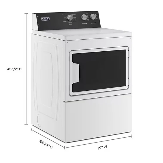 Maytag Commercial-Grade Residential Gas Dryer - 7.4 cu. ft. - Image 4