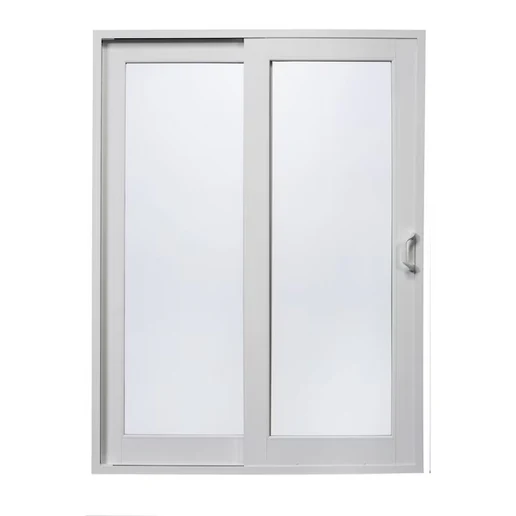 Energy Guide Milgard V400 Tuscany Series 68" x 93" Jamb White Vinyl Left-hand Sliding Patio Door Glass - Image 3