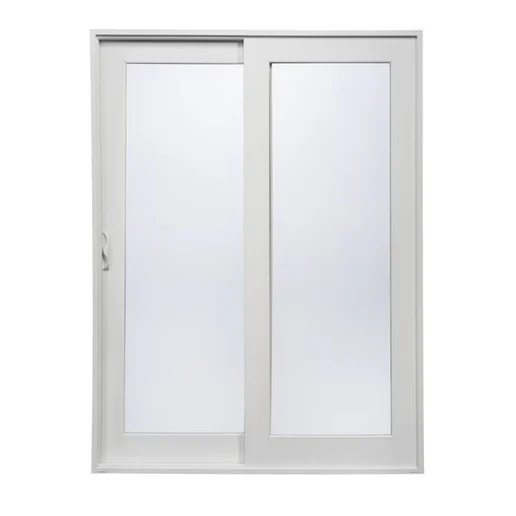 Energy Guide Milgard V400 Tuscany Series 68" x 93" Jamb White Vinyl Left-hand Sliding Patio Door Glass - Image 4