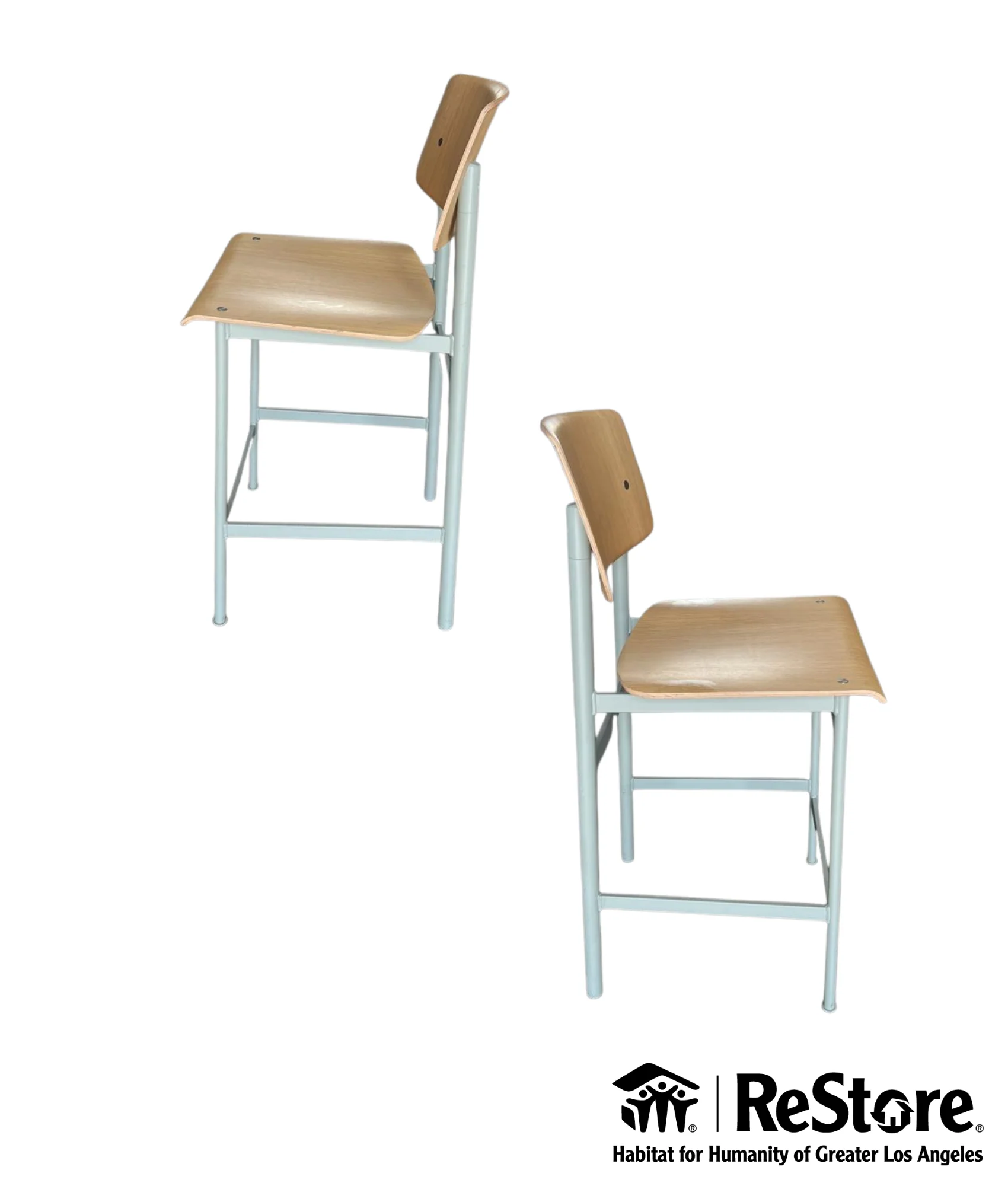 Muuto Nerd Loft Barstool Dusty Green - Image 5