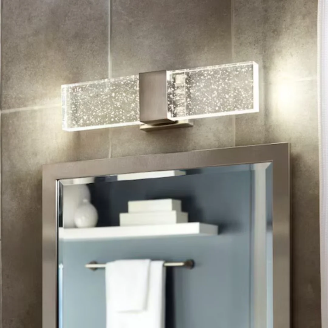 Origin 21 Waldorf 18" 1-Light Brushed Nickel Integrated LED Modern/contemporary Bathroom Vanity Light - Image 4