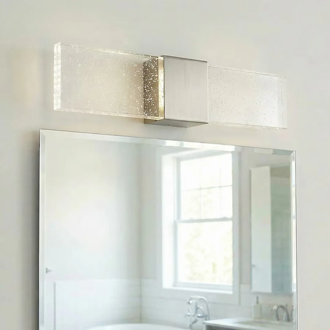 Origin 21 Waldorf 18" 1-Light Brushed Nickel Integrated LED Modern/contemporary Bathroom Vanity Light - Image 5