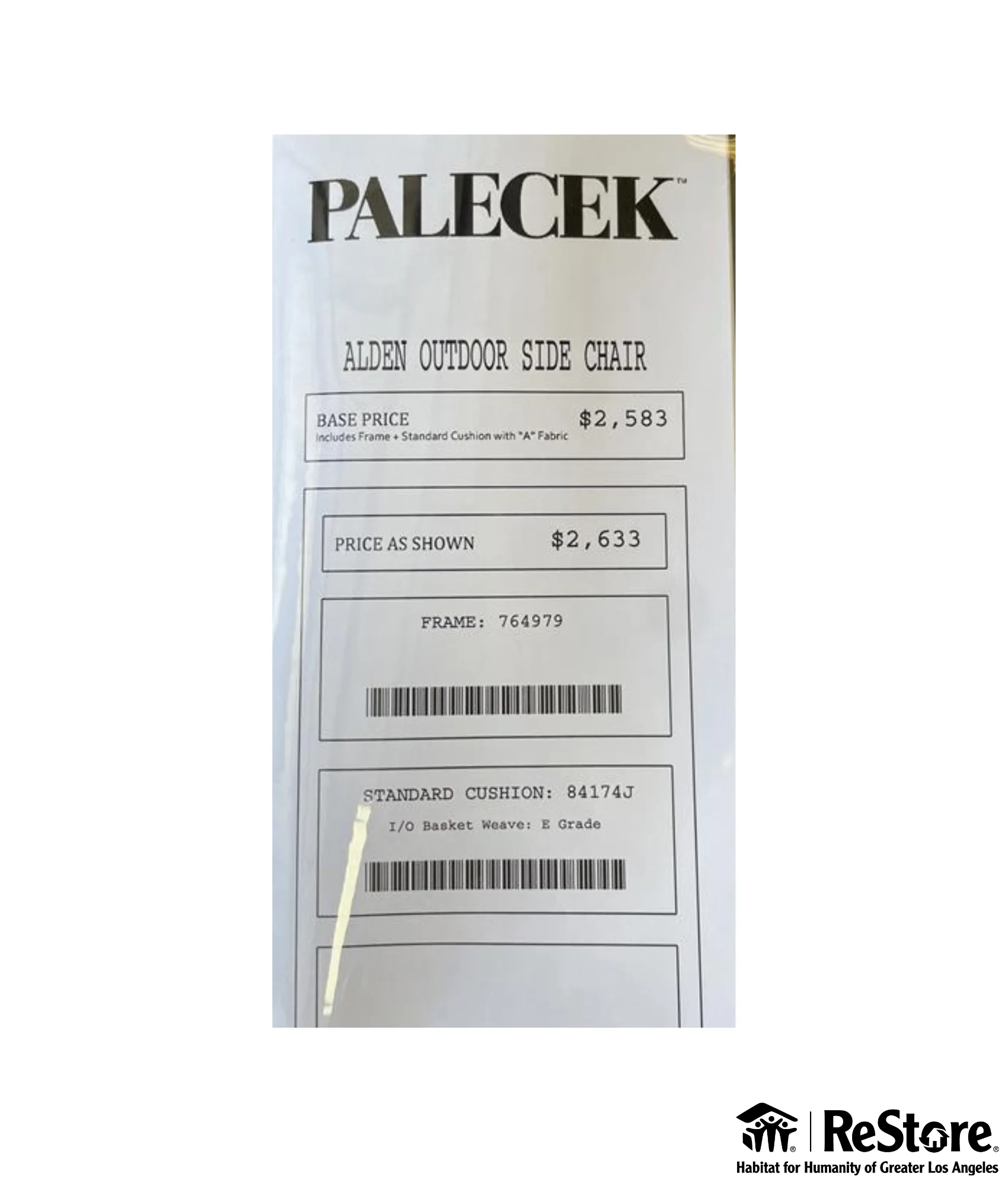 Palecek Alden Outdoor Side Chair - Image 4