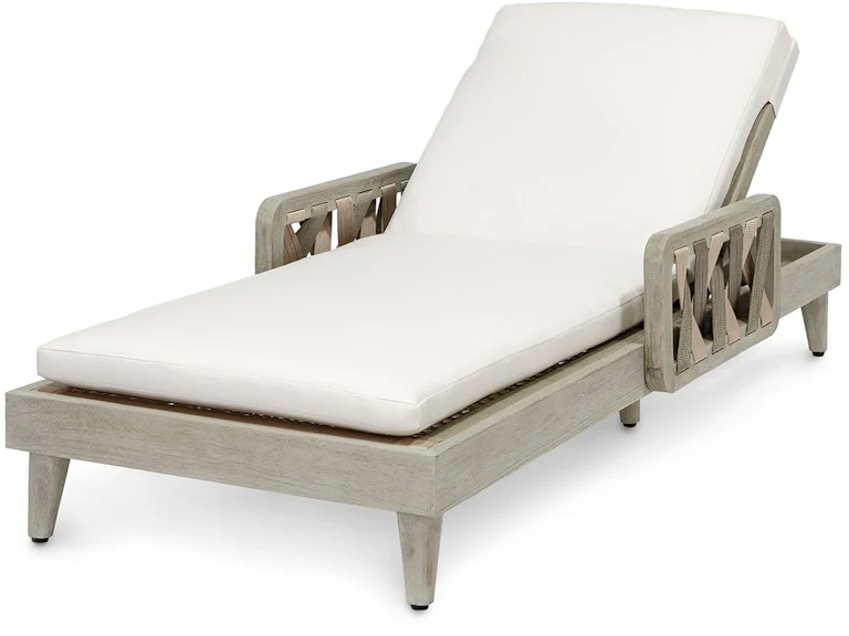 Palecek Boca Outdoor Chaise Lounge - Image 3
