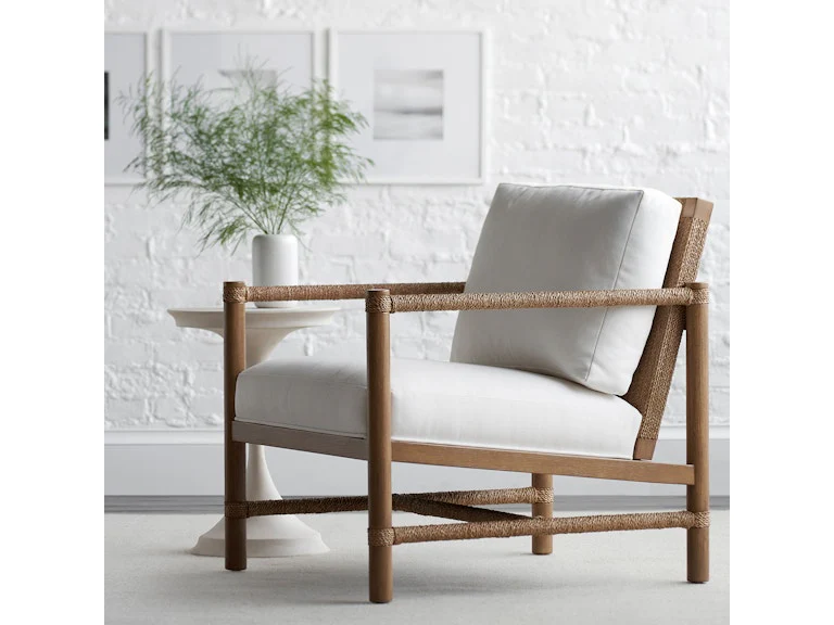 Palecek Norton Lounge Chair Natural - Image 4