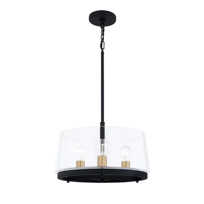 Quoizel Whitlock 3 -Light Drum Medium Hanging Pendant Light - Image 4
