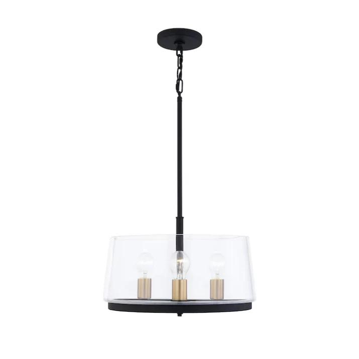 Quoizel Whitlock 3 -Light Drum Medium Hanging Pendant Light - Image 5