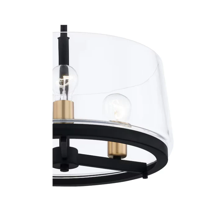 Quoizel Whitlock 3 -Light Drum Medium Hanging Pendant Light - Image 6
