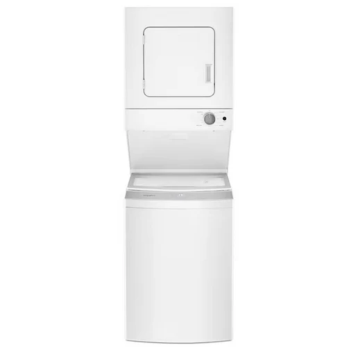 Whirlpool Electric Stacked Laundry Center with 1.6-cu ft Top load Washer and 3.4-cu ft Dryer - Image 4